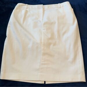 Calvin Klein Cream Pencil Skirt
